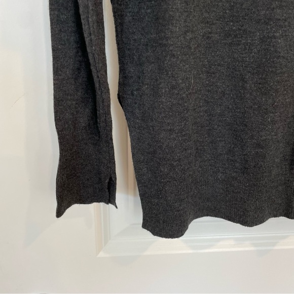 Zara dark gray thin knit Sweater top Women Small - Picture 11 of 14